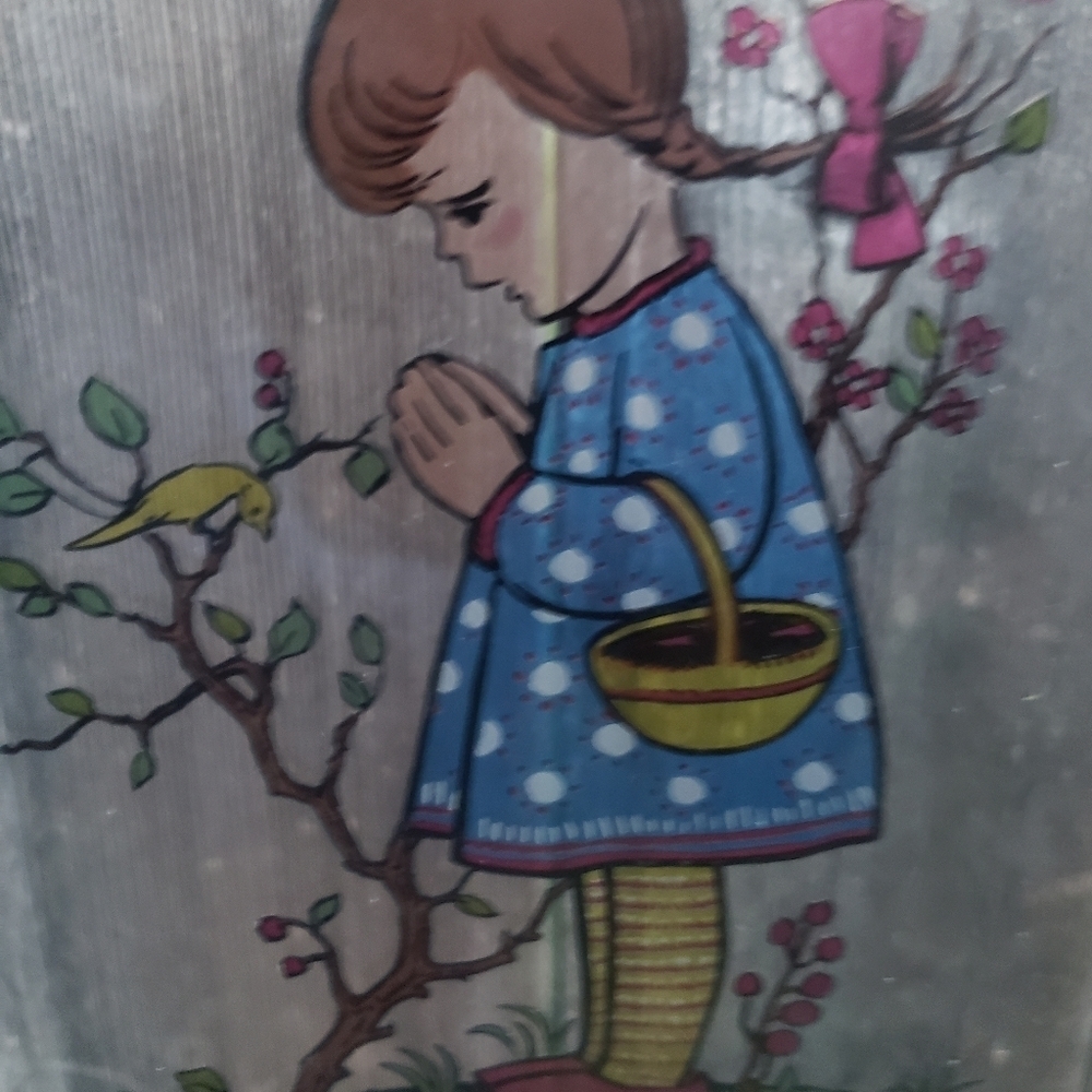 Hummel stained glass suncatcher Mother's Day Sister Berta vintage 1976 Devotion - Picture 4 of 8